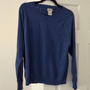 L.L. Bean Classic cotton cashmere Pullover size m